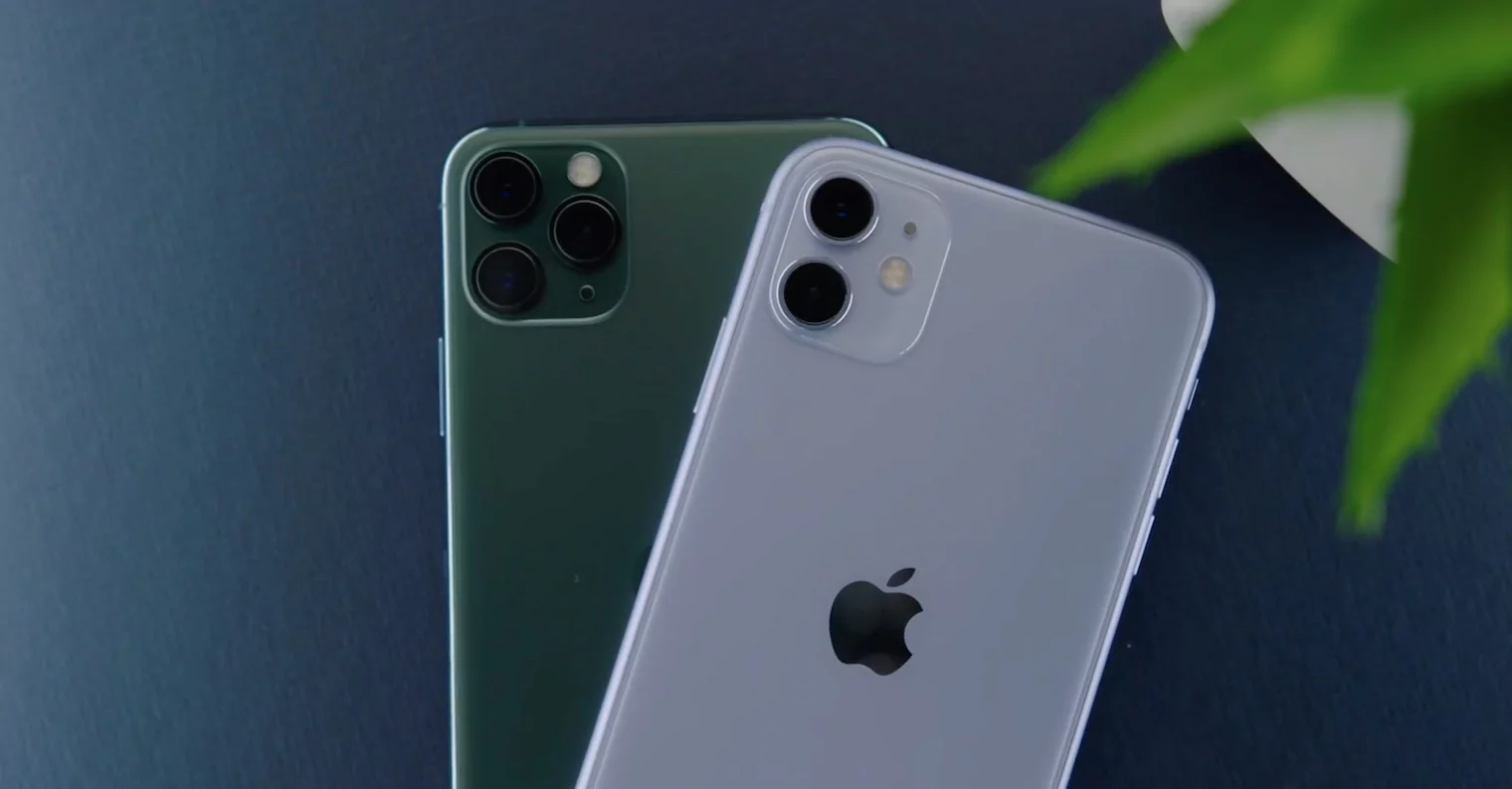 Chip a 13 bionic. Se ven varios iphones de la serie 11