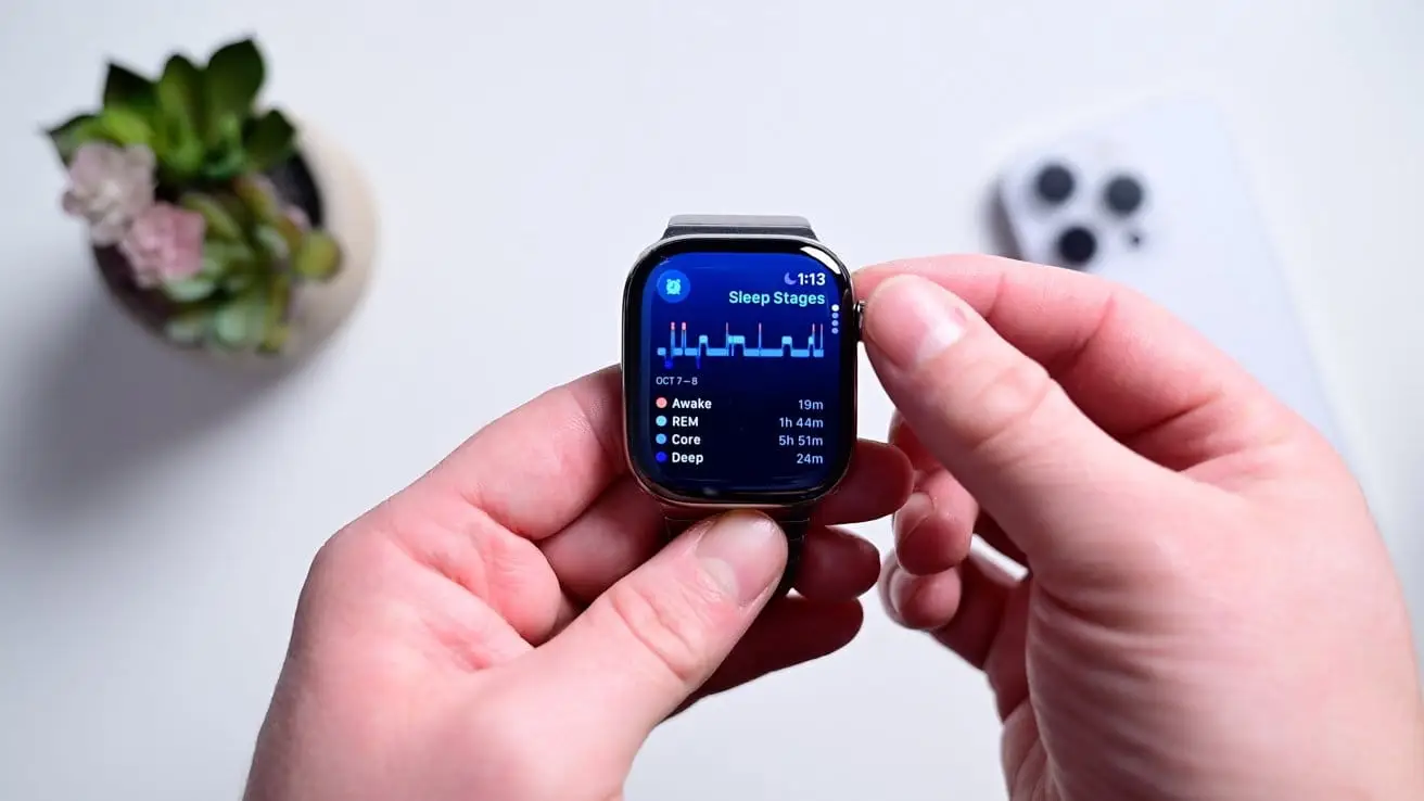 imagen de medicion sueño apple watch