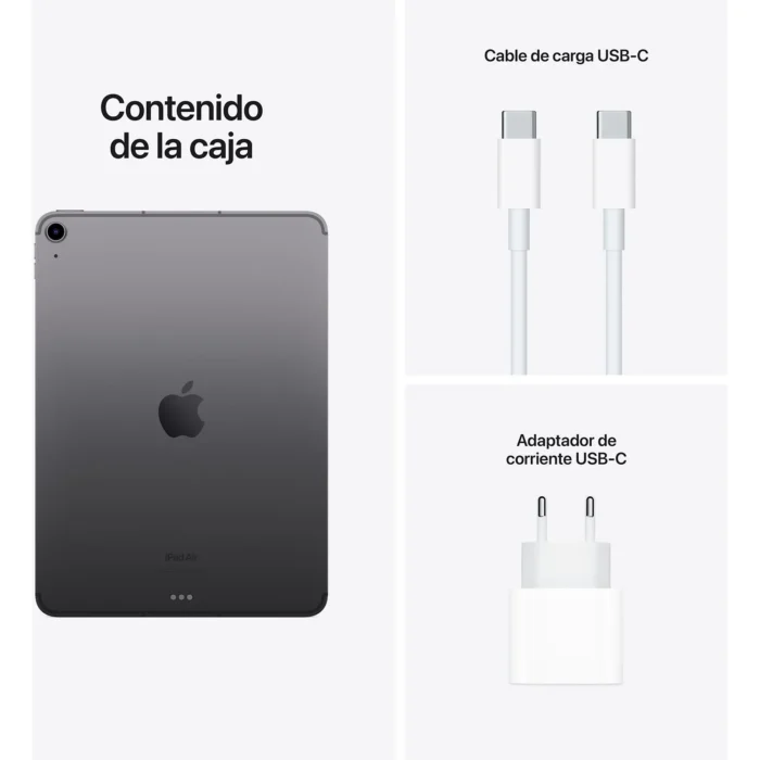 ipad 2022 256 gb gris contenido caja