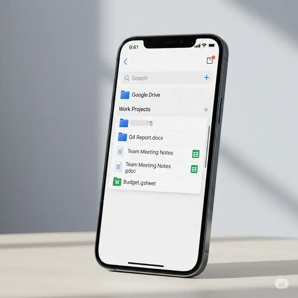 google drive y iphone